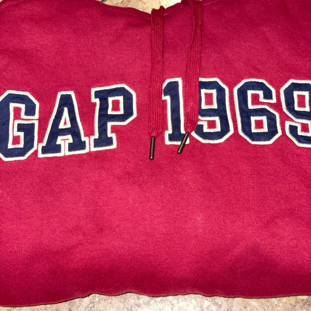 Gap Pullover Drawstring Sweatshirt Hoodie Gap Log… - image 2